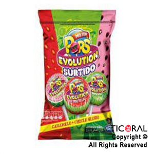CHUPETIN MISTER POPS EVOLUTION SURTIDO 24X18G X 1